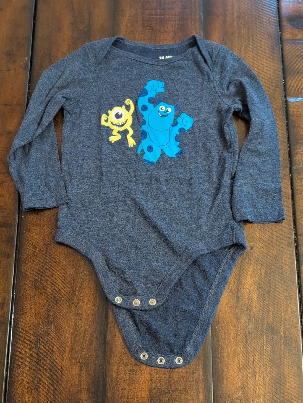 Disney Monsters Inc. Baby Long-Sleeve Onesie 24 Months